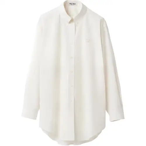 MIU MIU SS24 Shirt Women's Ivory
