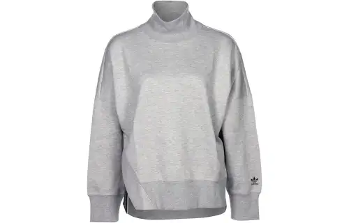 Adidas Originals Sweatshirts Women's Medium Gray Turtleneck Moderate Other