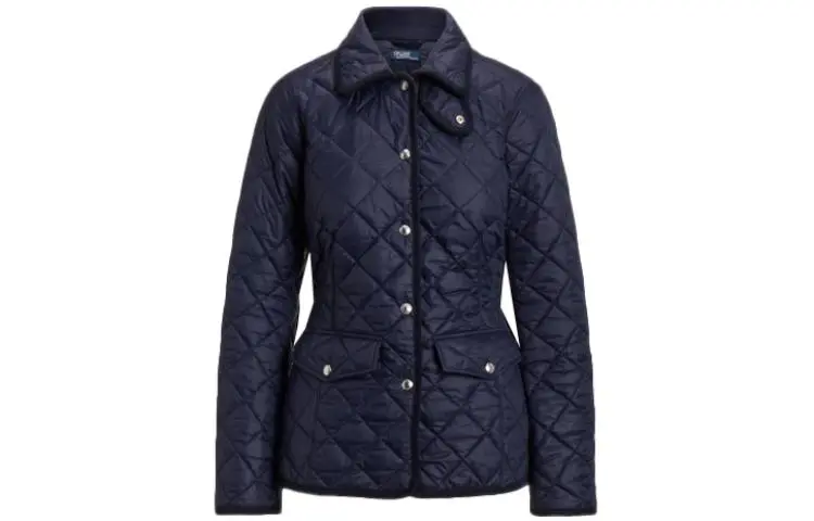 Polo Ralph Lauren Jackets Women's Dark Blue Lapel Moderate Other
