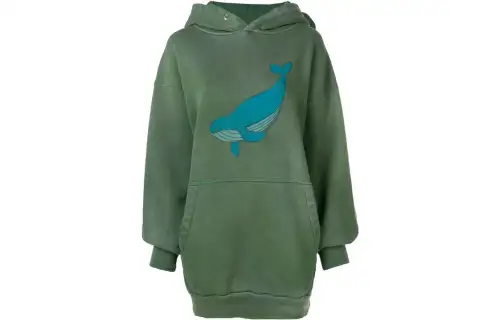 Balenciaga FW23 Sweatshirt Loose Fit Women's Green
