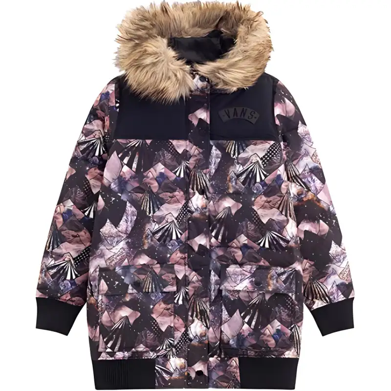 Vans Down Jackets Women's Black Thickened Down Jacket