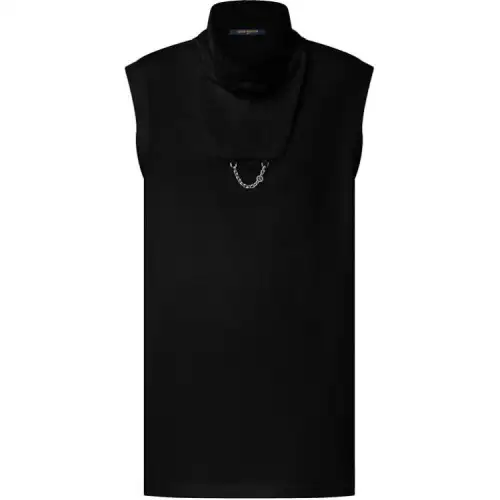 LOUIS VUITTON High Neck Shoulder T-Shirt