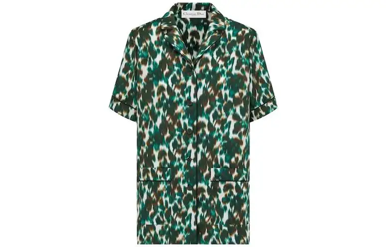 DIOR Short Sleeved Shirt Women's Multicolor