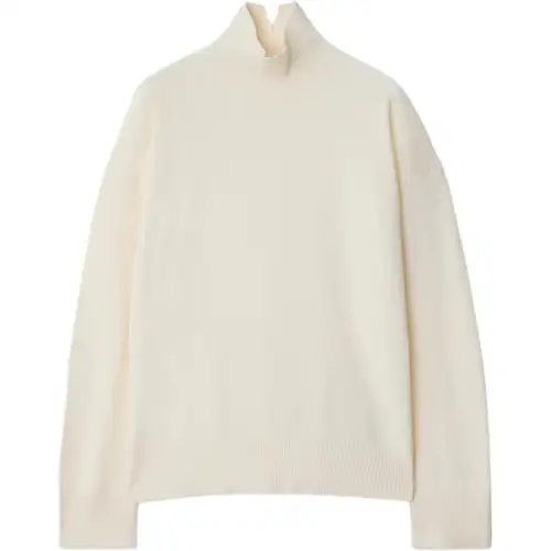 Burberry Cashmere Sweater Women's Vanilla