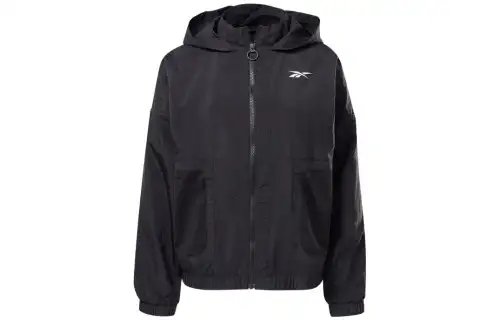 Reebok Jackets Women's Black Hooded Moderate Other