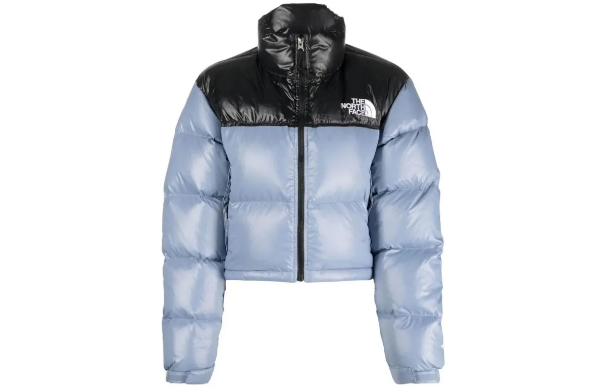 THE NORTH FACE Women's Nuptse Short Jacket Folk Blue