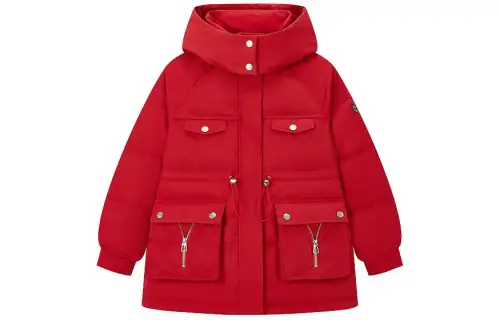 Skechers Down Jacket Women's China Red
