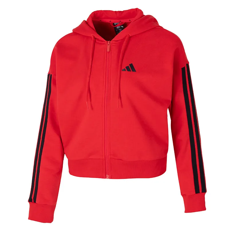 Adidas Jackets Women's Red Hooded Moderate Other