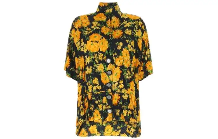 Balenciaga FW23 Shirt, Loose Fit Women's Yellow