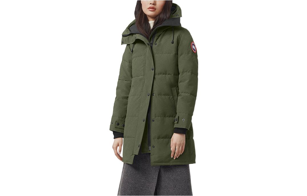 Женская куртка Canada Goose Shelburne Fusion Fit (зеленая)