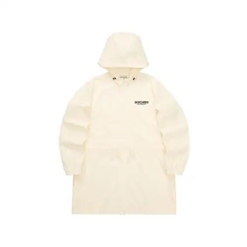 Skechers Jackets Women's Antique White Hooded Moderate Other