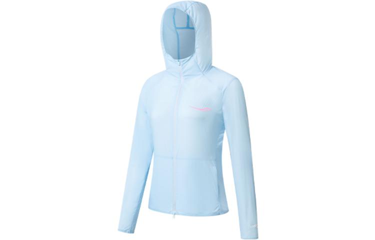 Женская куртка Saucony Logo Jacket (голубая)