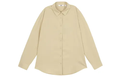 UNIQLO Shirt Women's Dark Beige