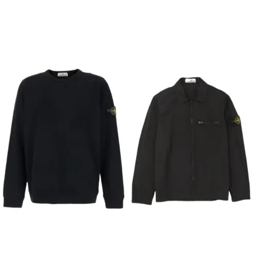 STONE ISLAND Casual Sportswear Unisex Black