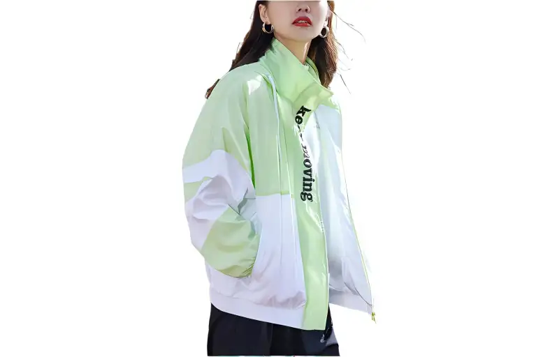 ANTA Variety Training Collection Jackets Women's Phantom Turquoise Stand Collar Moderate Other