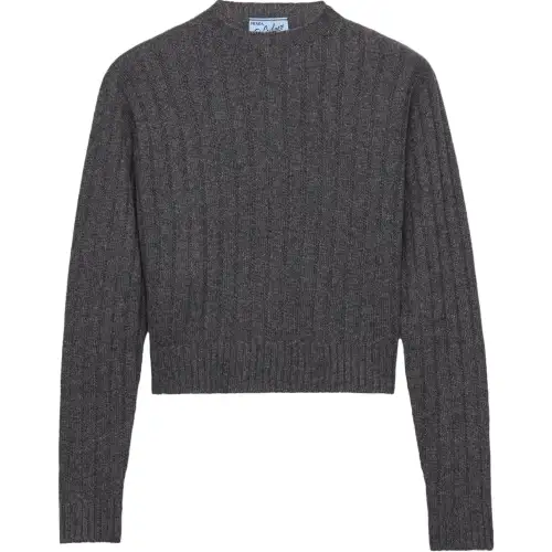 Prada cropped Re-Cashmere sweater