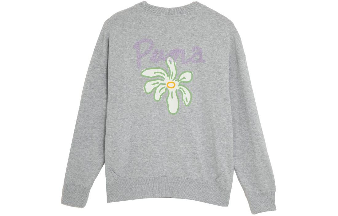 Женское худи PUMA (светло-серое)