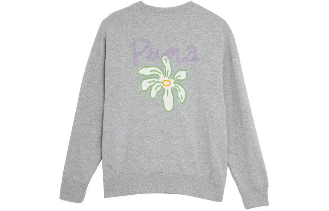 PUMA American Sweatshirt Women's Light Mixed Gray