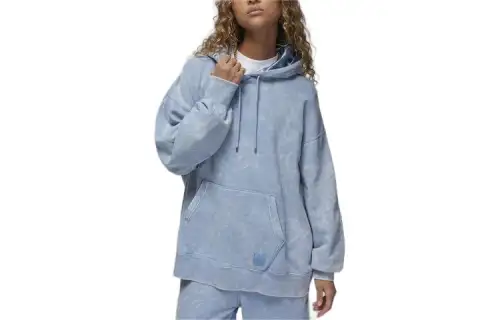 Jordan Flight Fleece Sweatshirt Women's Blue Gray