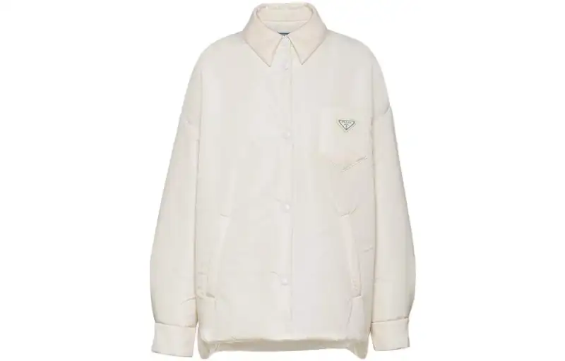 PRADA Re Nylon Jacket Women's White