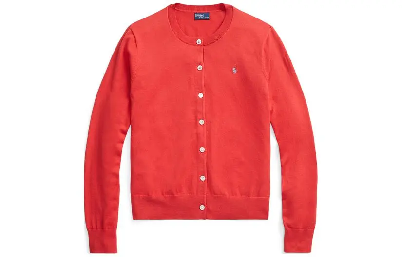 Polo Ralph Lauren SS24 Knitwear Loose Fit Women's Postal Red