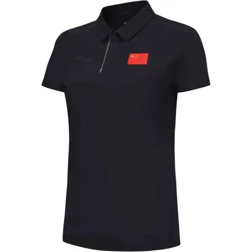 Li Ning Glory Series Polo Shirt Women's Deep Blue