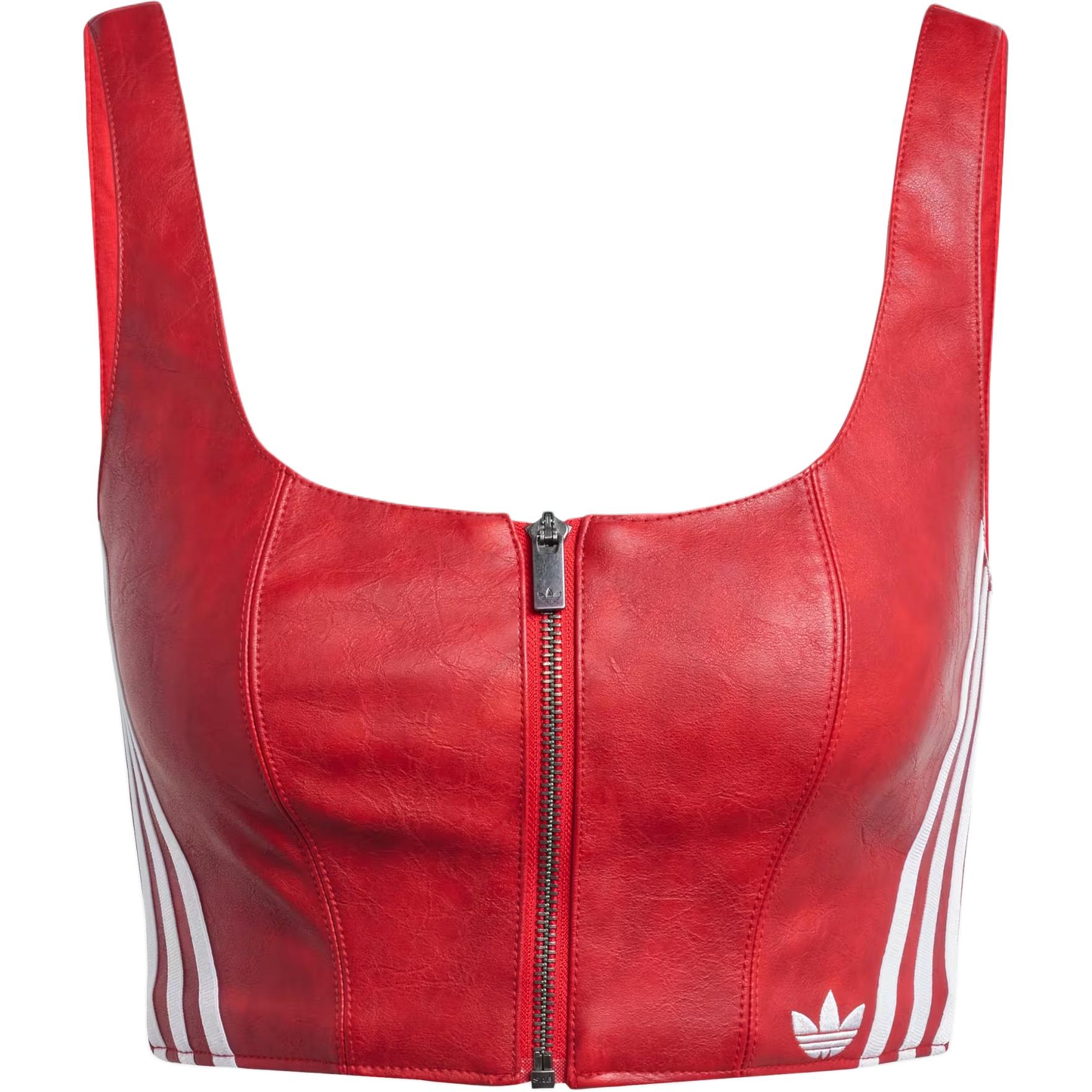 Adidas Originals Adilenium Season 3 Vintage Faux Leather Top