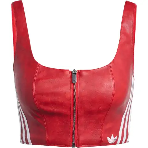 Adidas Originals Adilenium Season 3 Vintage Faux Leather Top