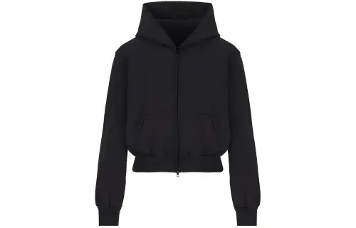 Balenciaga Logo-appliqué Cropped Jacket