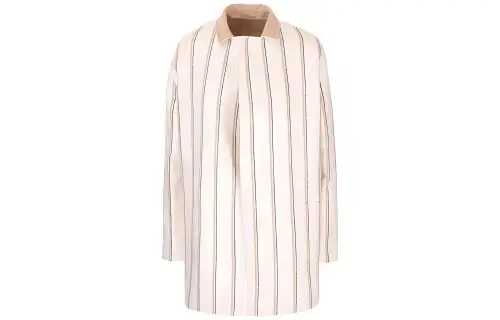 Loro Piana Stripes Jacket Women's White