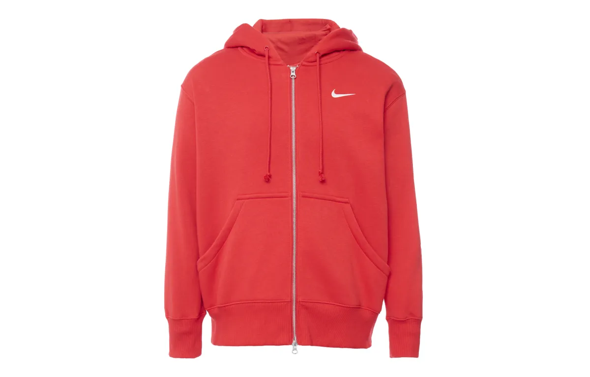 Nike Year Of The Dragon Sweatshirts Women's University Red Hooded (Non-detachable) Thickened