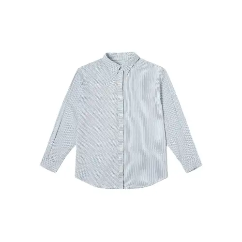 Vans Shirts Women's White/Blue Lapel Moderate Other