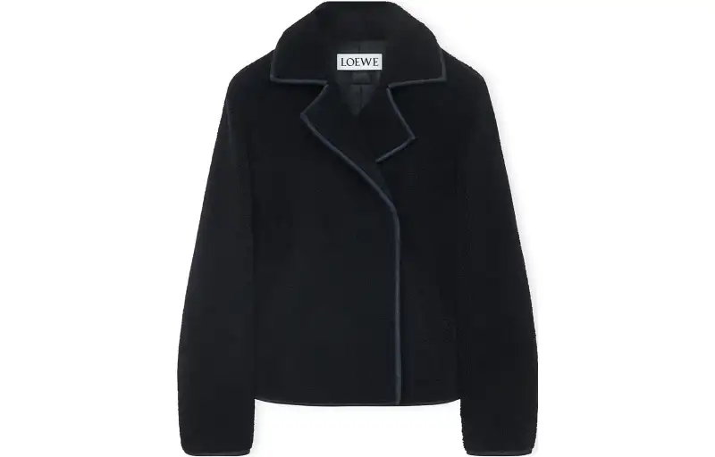 LOEWE Jackets Women's Marine Blue Lapel Moderate Other