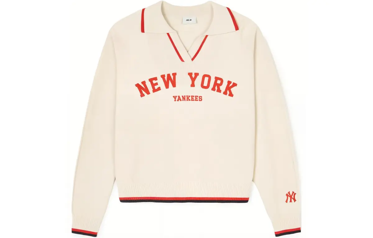 MLB SS24 New York Yankees Knitwear Women's Cream