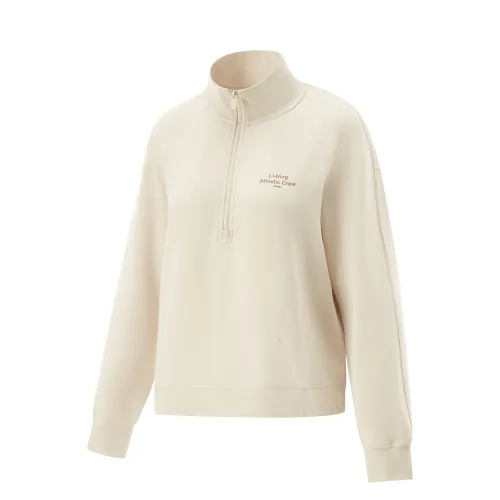 Li Ning Knitwear Women's Dune Khaki