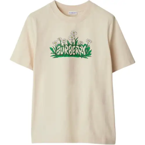 Burberry Daisy Logo Cotton T-shirt