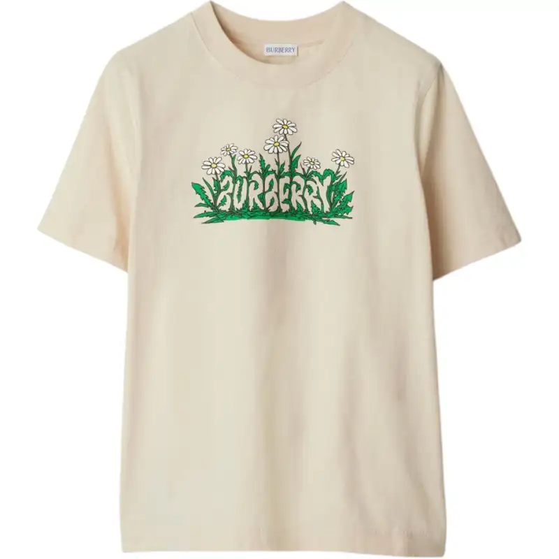Burberry Daisy Logo Cotton T-shirt