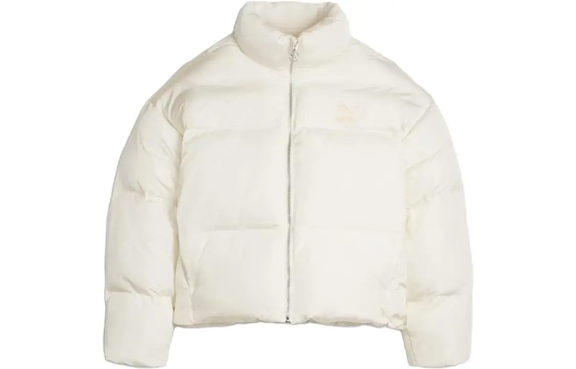 PUMA CLASSICS Down Jackets Women's White Moderate Straight Fit