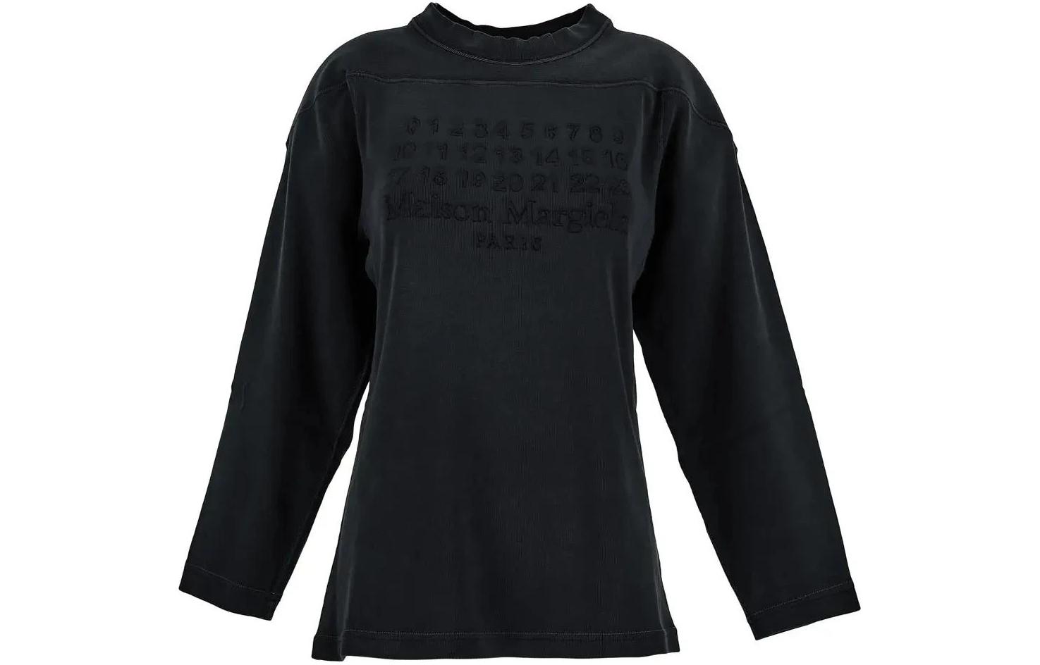 Женская толстовка Maison Margiela (черная)
