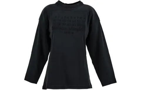 Maison Margiela Long Sleeved Crewneck Sweatshirt