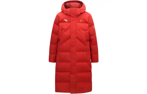 ANTA Down Jackets Women's Red Hooded Moderate Other