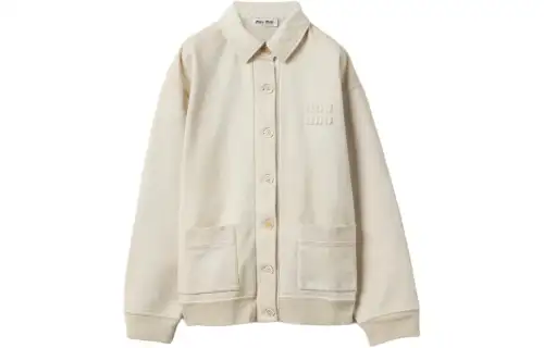 MIU MIU Jackets & Coats Women's Chalk White