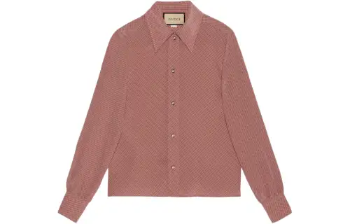 GUCCI Collared Long-Sleeve Shirt