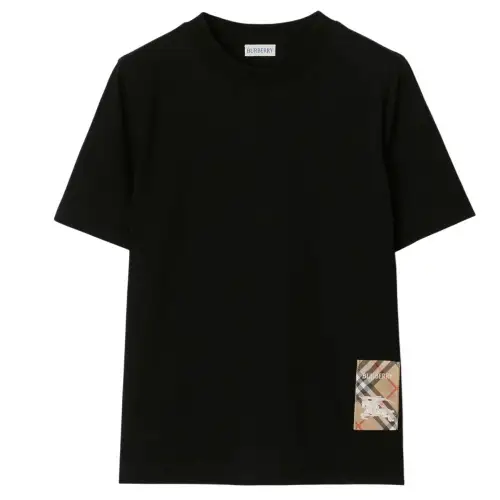 Burberry Logo Patch Crewneck T-Shirt