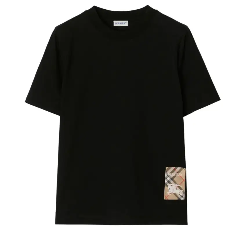 Burberry Logo Patch Crewneck T-Shirt