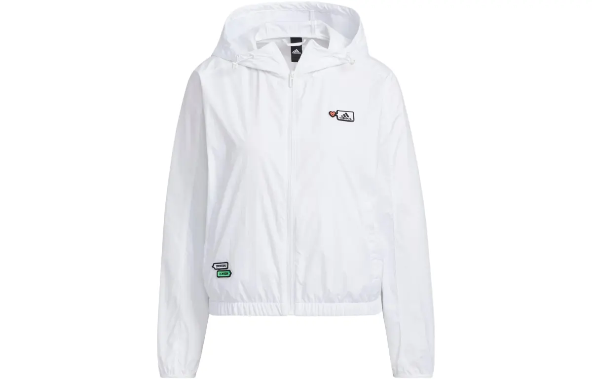 Adidas X SEEBIN SS23 Jackets Women's White Hooded Moderate Other