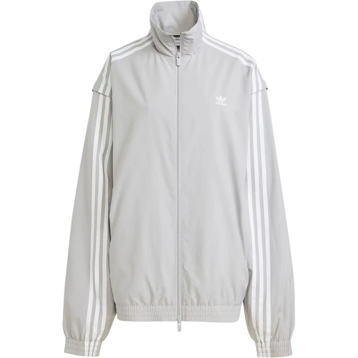 Adidas Originals Woven Firebird ADILENIUM ZIP off TRACK TOP Jackets & Coats Women's Light Gray