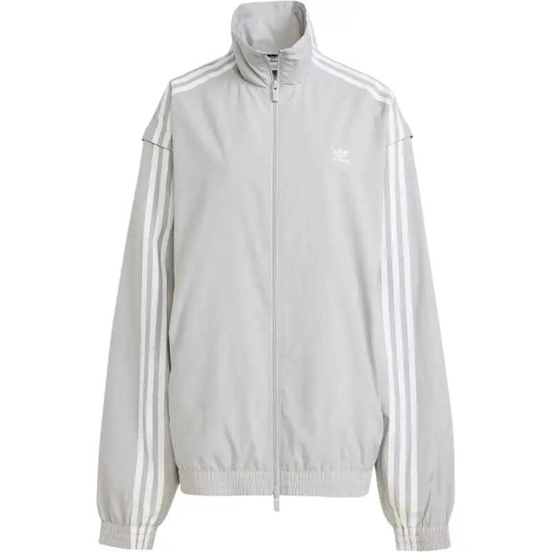 Adidas Originals Woven Firebird ADILENIUM ZIP off TRACK TOP Jackets & Coats Women's Light Gray