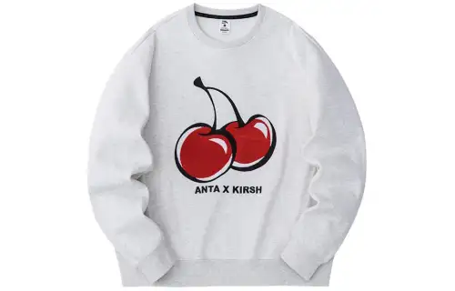 Anta x Kirsh Sweatshirt Women's B1004 Light Heather Gray