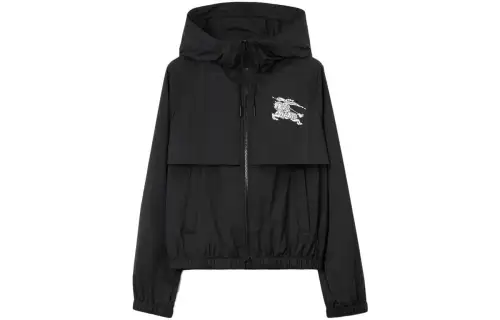 Burberry Equestrian-Knight-motif Hooded Jacket
